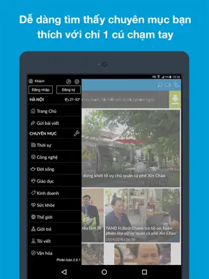 Thanh Nien Mobile android App screenshot 2