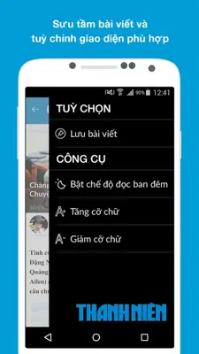 Thanh Nien Mobile android App screenshot 4