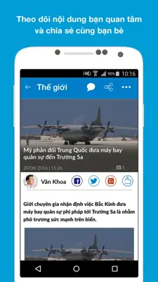 Thanh Nien Mobile android App screenshot 5